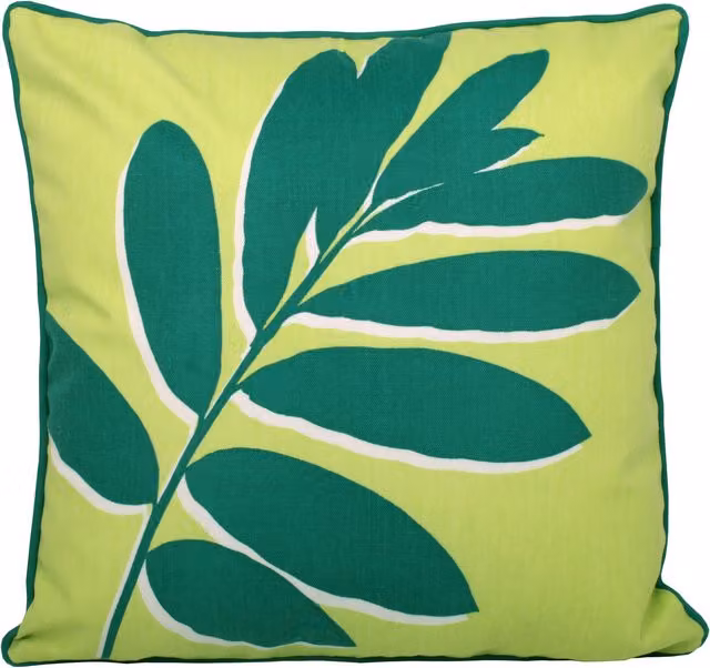 Fusion Green Floral Outdoor Cushion with Removable Cover, W/D/H: 43 x 43 x 43 cm – 2