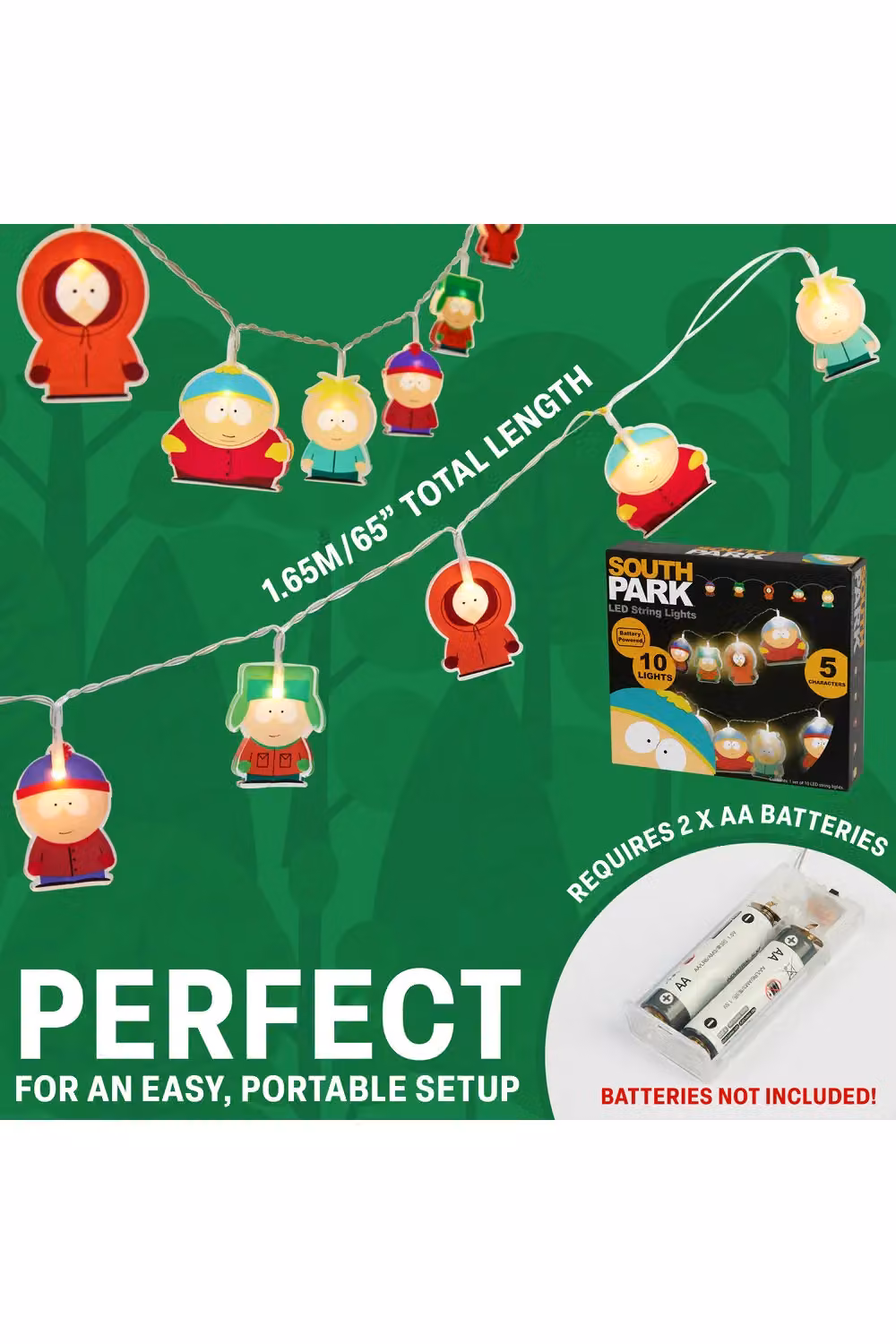 South Park Multicolour Christmas String Lights – 4