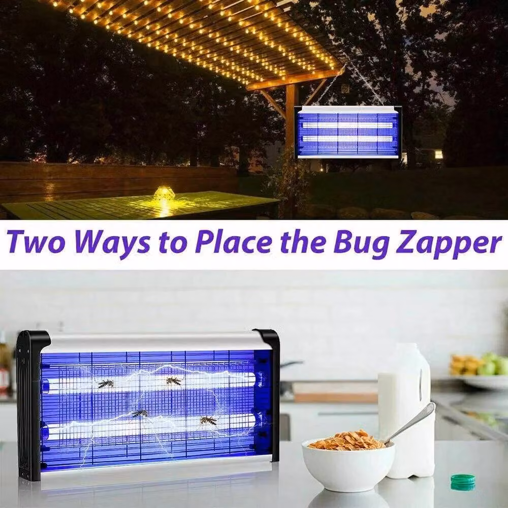 FLAVORA 40W Electric Indoor Insect Bug Zapper in White – 3