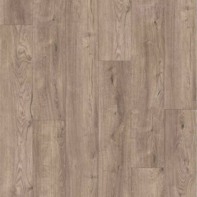 Guardian Click Wood Look Vinyl Flooring Planks in Beige, Pack of 8