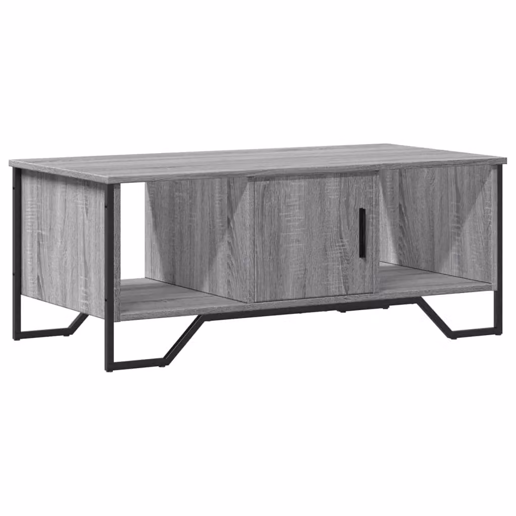 Berkfield Home Grey Sonoma Coffee Table, W: 100 cm, D: 51 cm, H: 40 cm – 2