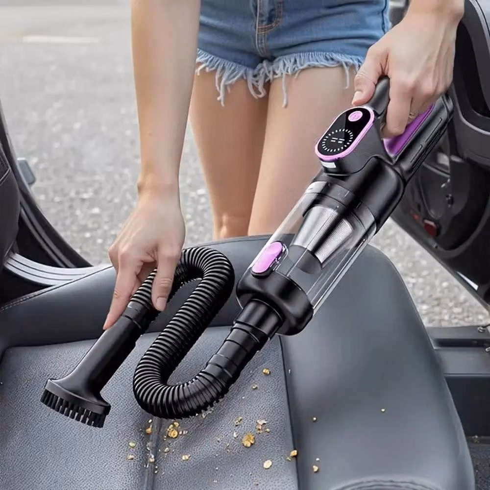 VOGREX Cordless Handheld Stick Vacuum Cleaner with HEPA Filter and LED Headlight for Pet Hair, Black – 4