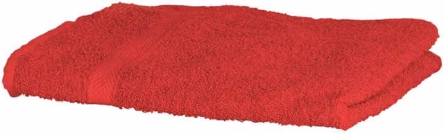 Towel City Luxury Range 550 GSM Cotton Terry Hand Towel in Red, W: 50 cm, H: 90 cm