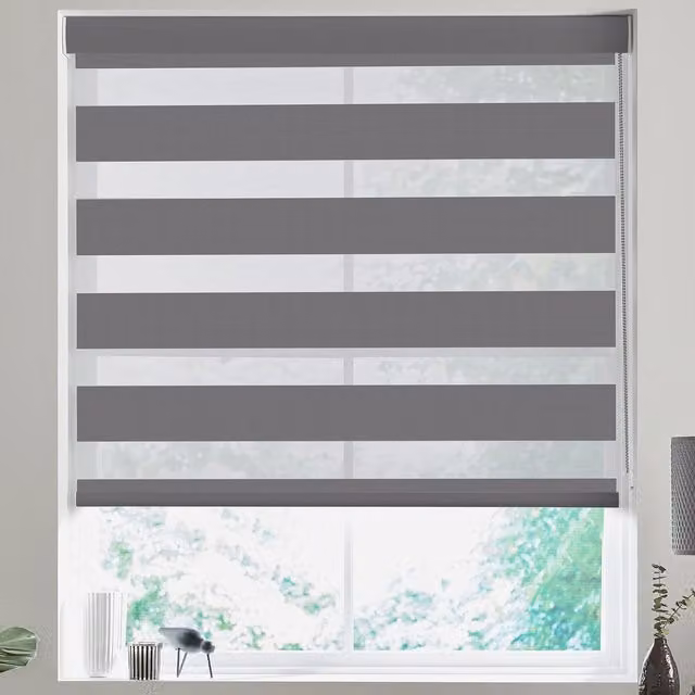 Terrys Made to Measure Grey Textile Day and Night Blind