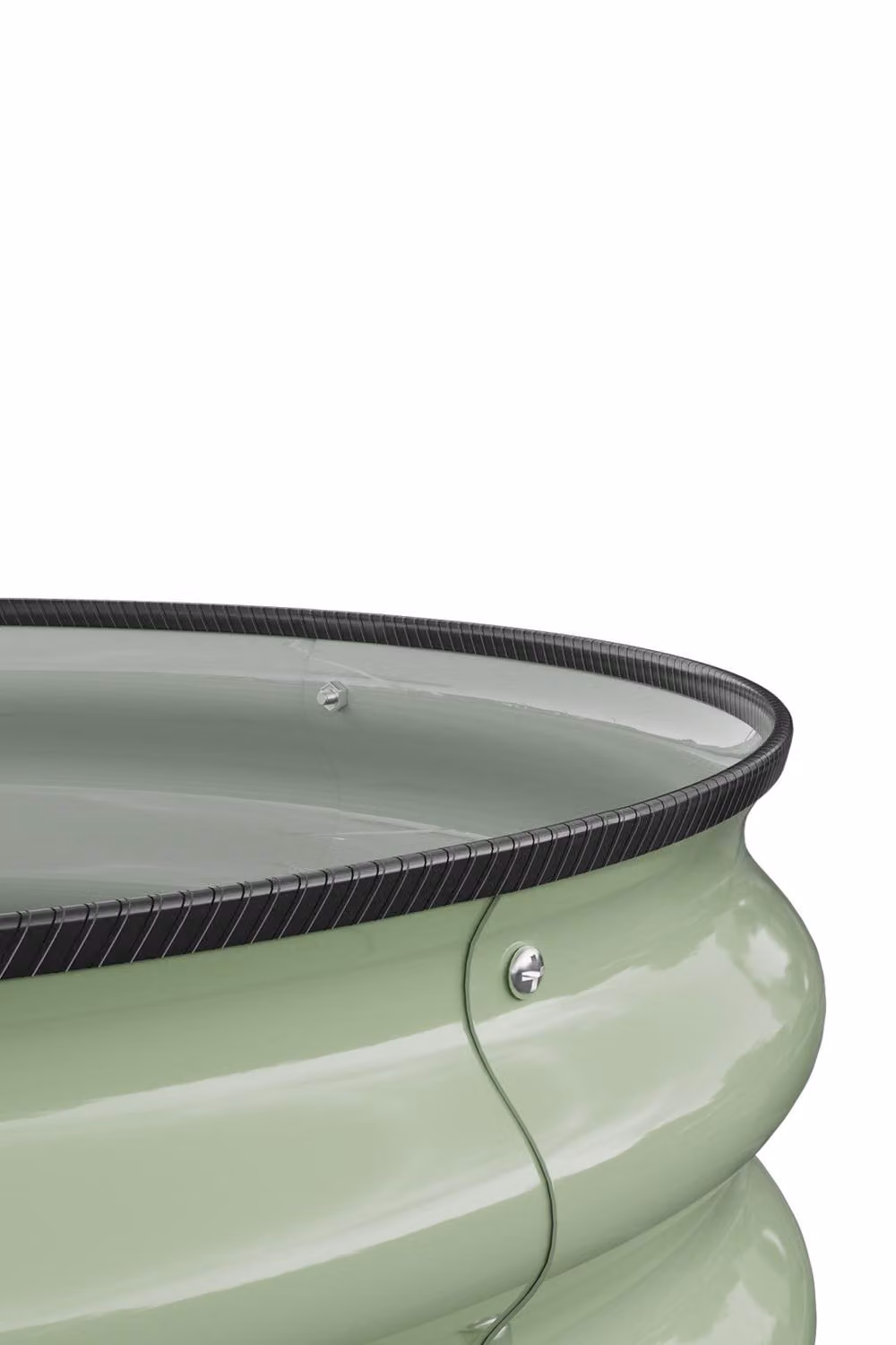 Living and Home Round Metal Raised Garden Bed in Green, W/D/H: 60 x 60 x 30 cm – 4