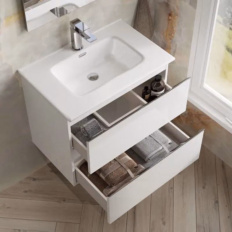 Banyetti Vatilla 700mm Wall Hung Vanity Unit with Athena Basin in Gloss White – 3