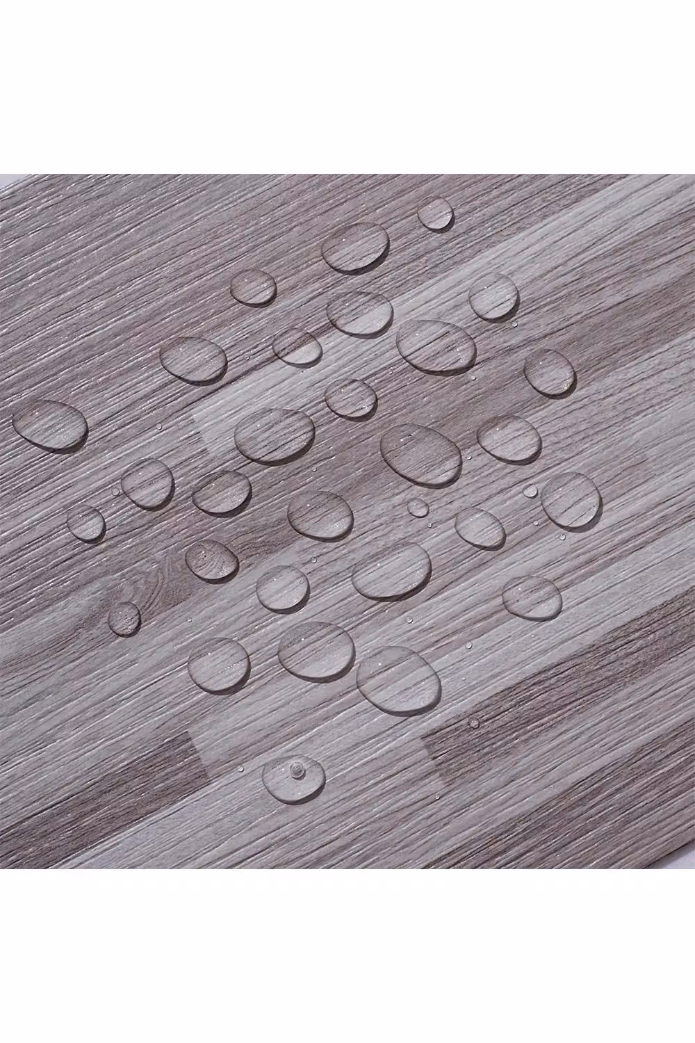 H&O Direct 36-Piece Grey Rustic Wood Grain Self-Adhesive PVC Flooring, 5m² Pack – 2