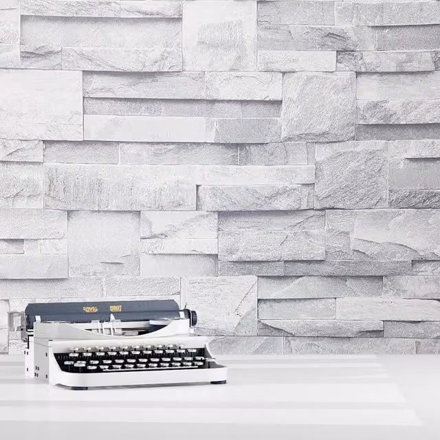 Debona Grey Abstract Vintage Wallpaper