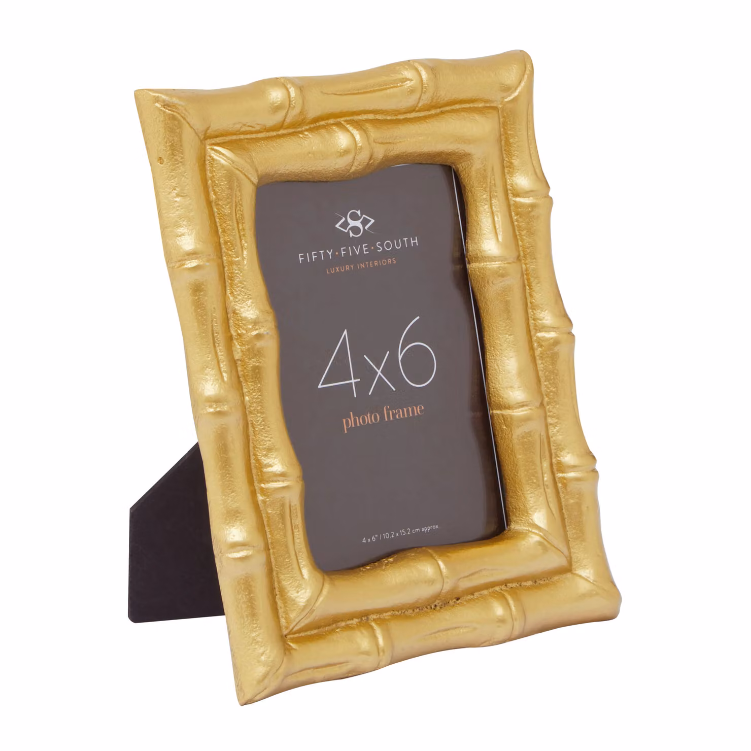 Orsina Hiba Gold Finish Bamboo Effect Single Photo Frame, 10 x 15 cm – 6