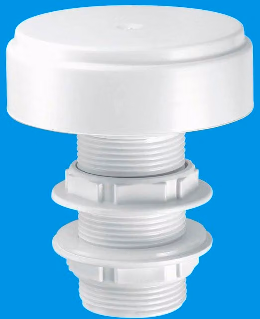 McAlpine 1" White Plastic Screened Tank Breather – 1
