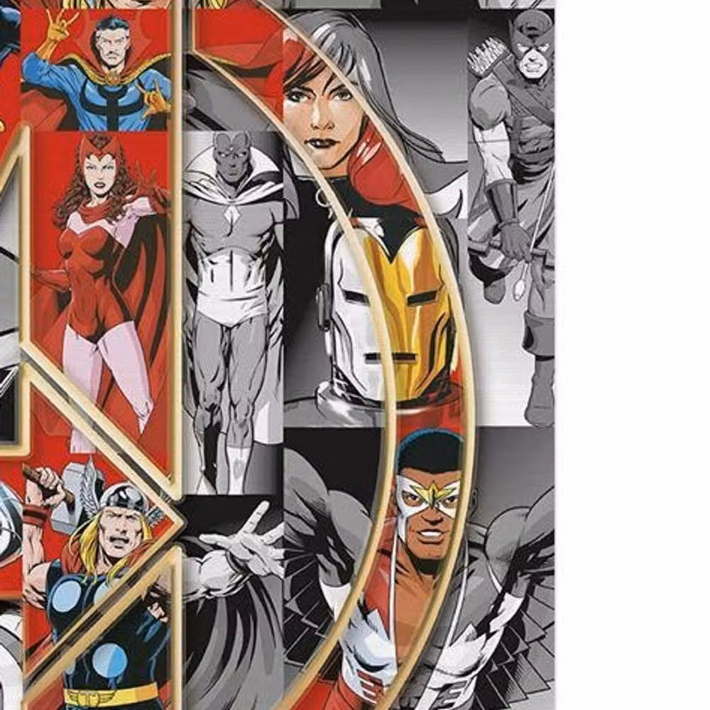 Marvel Avengers Chromatic Heroes Sophia Multicolour Canvas Print – 2