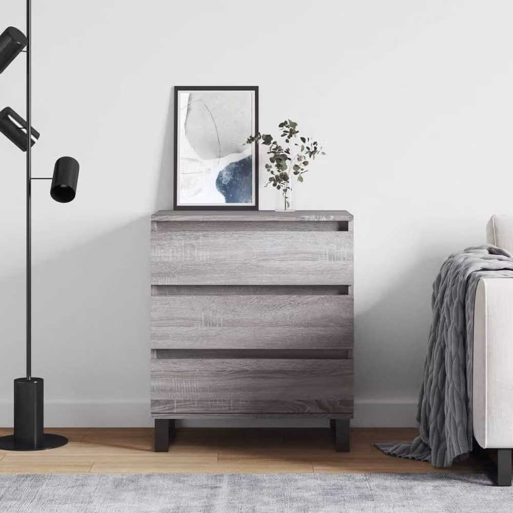 Berkfield Home Grey Sonoma Sideboard in Engineered Wood W/D/H: 60 x 35 x 70 cm – 2