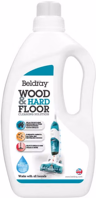 Beldray Wood and Hard Floor Cleaning Solution, White