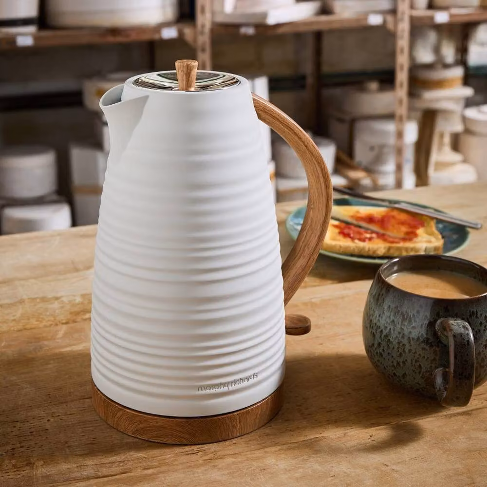 Morphy Richards White Ceramic Clay Jug Kettle, 1.7 l – 4