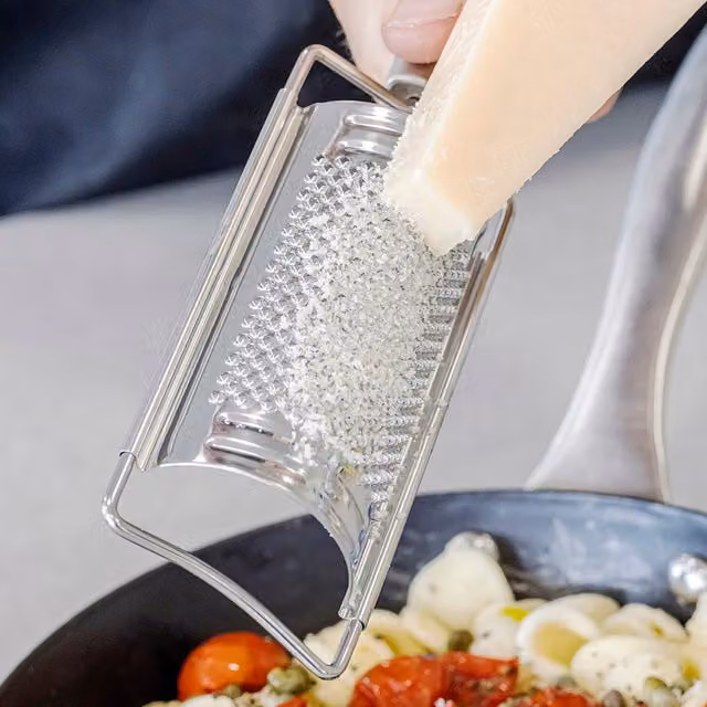 KitchenCraft Professional Fine Curved Stainless Steel Grater in Silver
