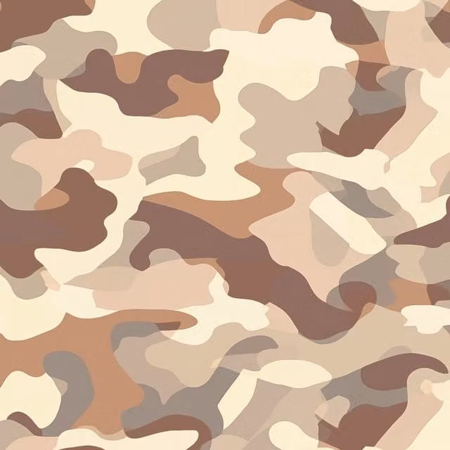I Love Wallpaper Abstract Camouflage Wallpaper in Desert Beige and Yellow