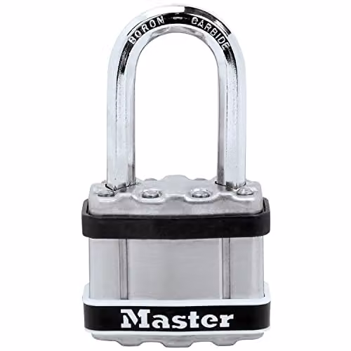 Master Lock Excell Laminated Stainless Steel 44mm Padlock in Silver