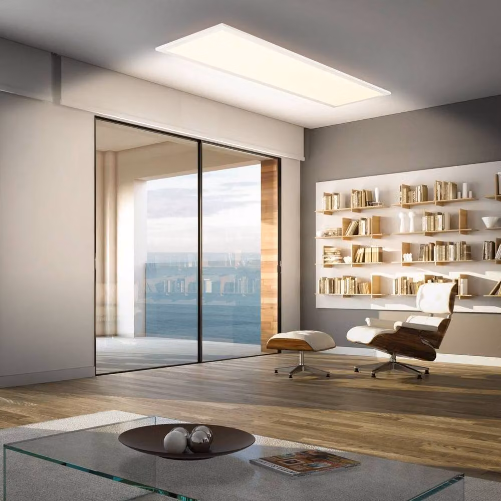 Briloner White LED Panel Bathroom Ceiling Light with Remote Control, Dimmable CCT, IP44 – 8
