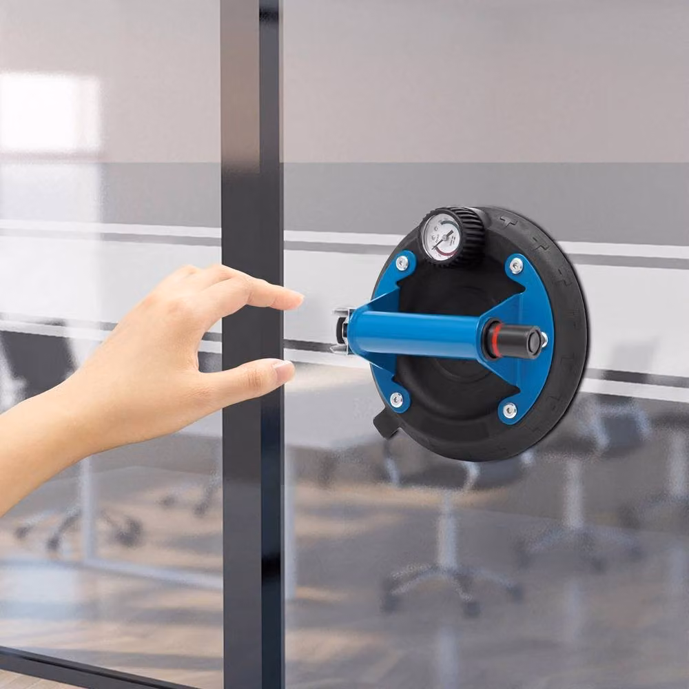 VOGREX 8-Cup Vacuum Lifter for Glass and Granite, Blue – 3