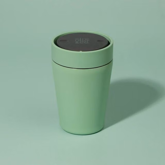 Circular & Co Insulated Stainless Steel Travel Mug in Green, 237 ml – 1