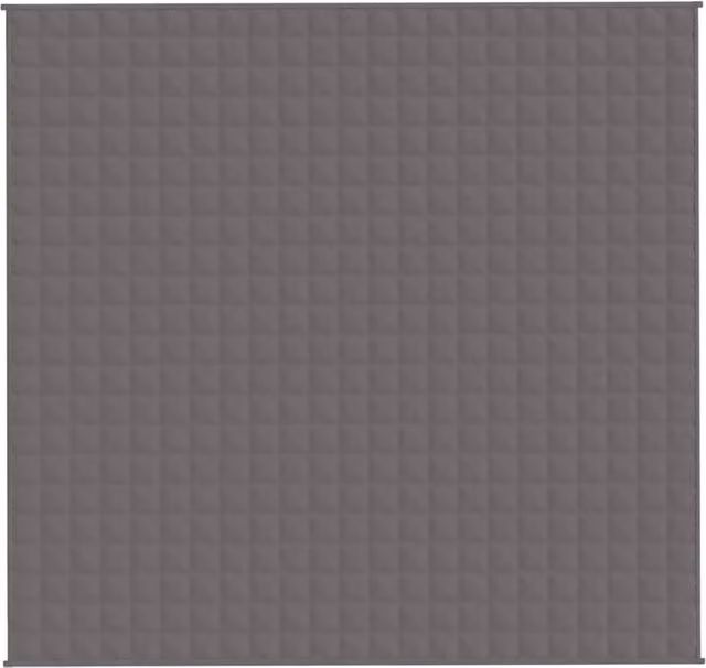Berkfield Home Soft Weighted Blanket in Grey, 13 kg, W/D: 220 x 240 cm