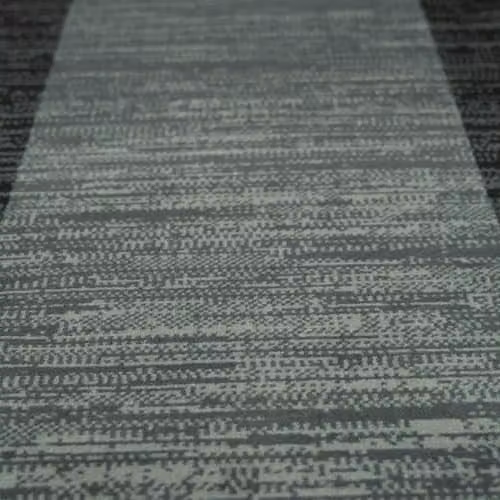 runrug Soft and Durable Stair Runner Carpet in Black and Grey, W: 80 cm, L: 630 cm – 4