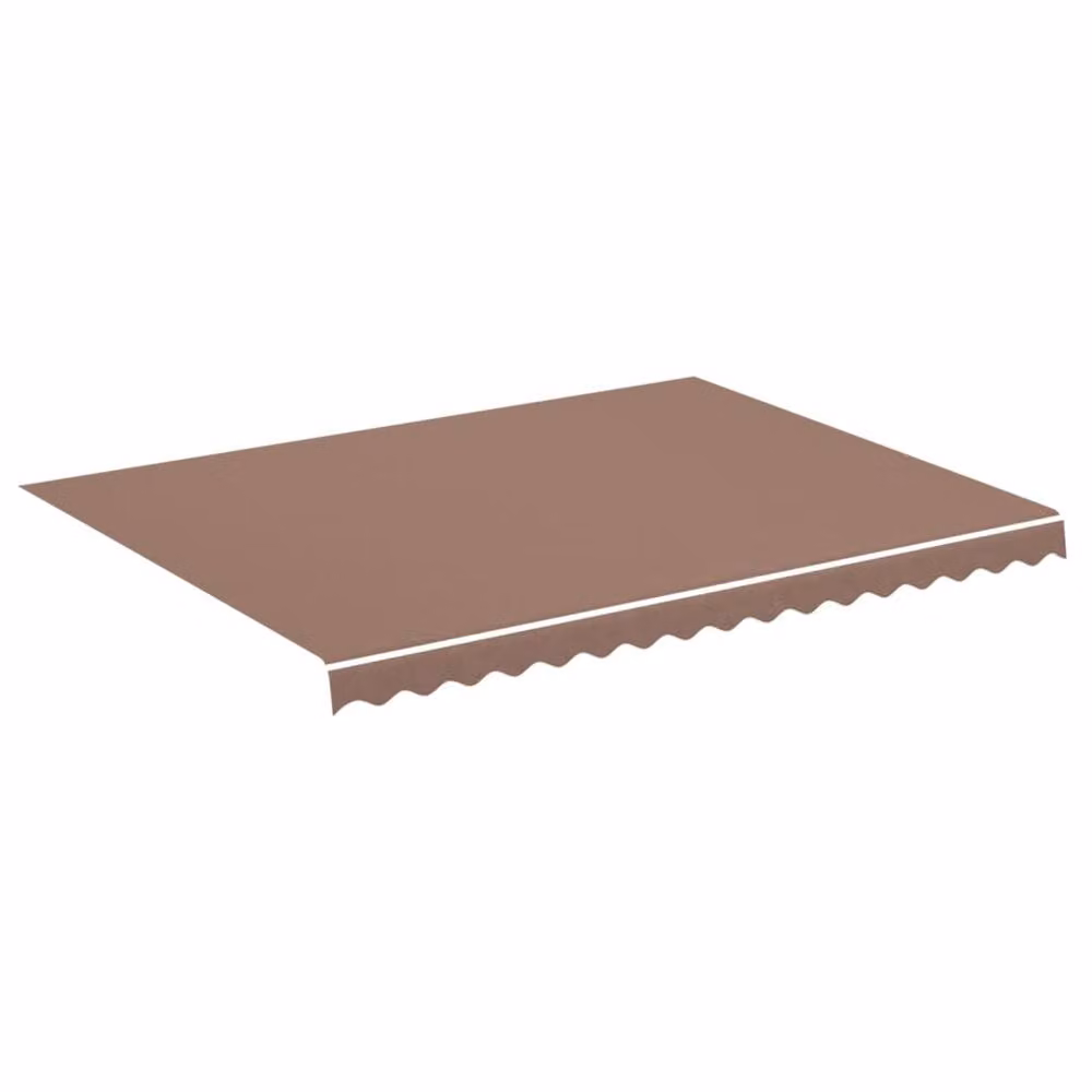 Berkfield Home Replacement Awning Fabric in Brown, Polyester, 4 x 3 m – 2