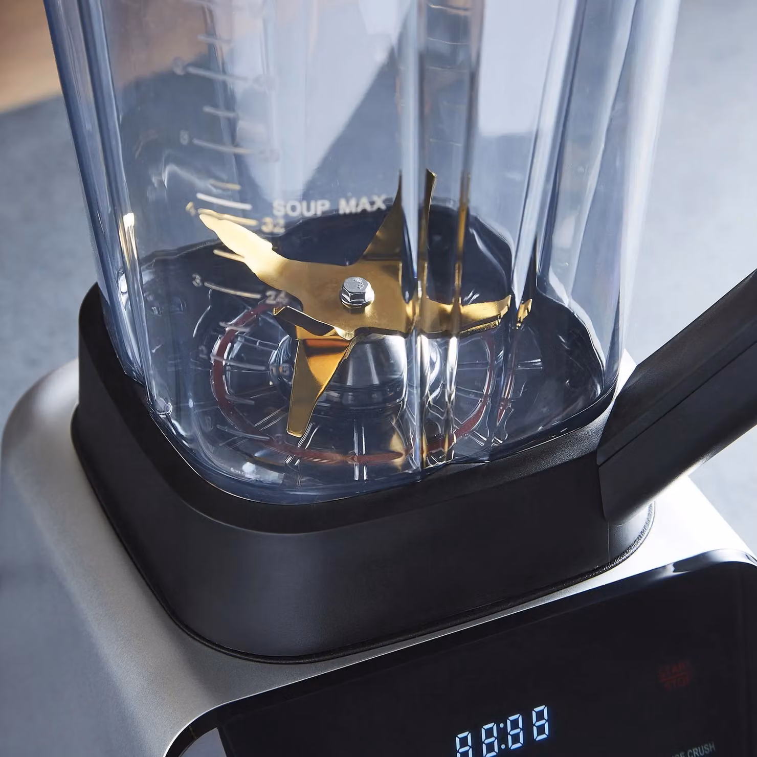 Morphy Richards Digital Jug Blender in Grey with Stainless Steel and Digital Display – 7
