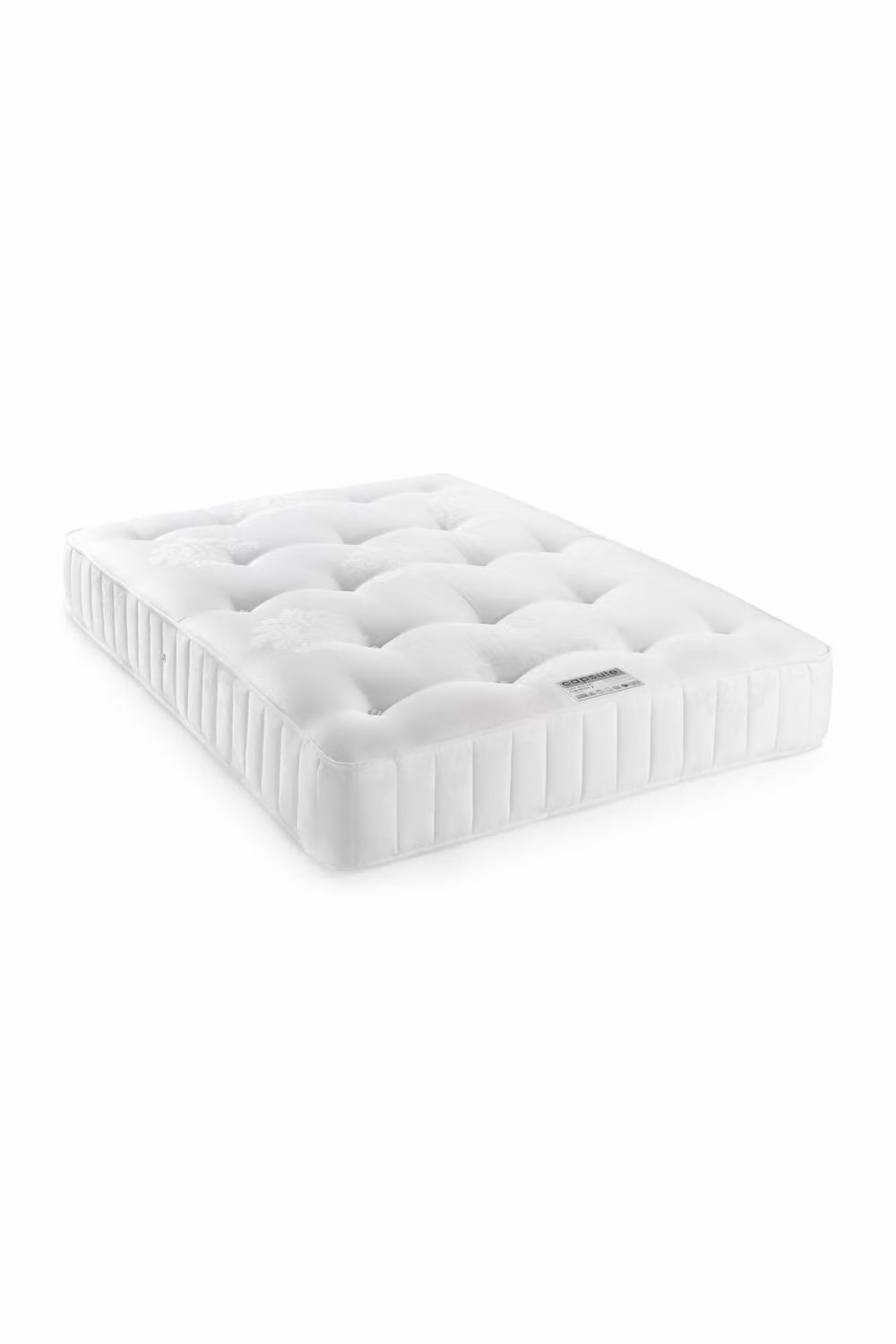 Julian Bowen Capsule Hybrid Memory Foam 1000 Pocket Sprung Mattress in White, W/D/H: 140 x 200 x 20 cm – 3