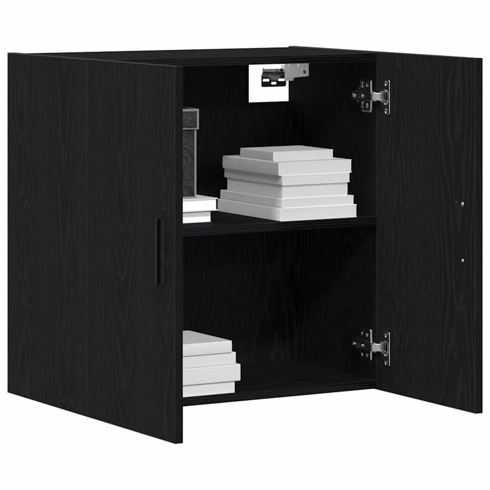 Berkfield Home Black Oak Wall Cabinet, W/D/H: 60 x 31 x 60 cm – 3
