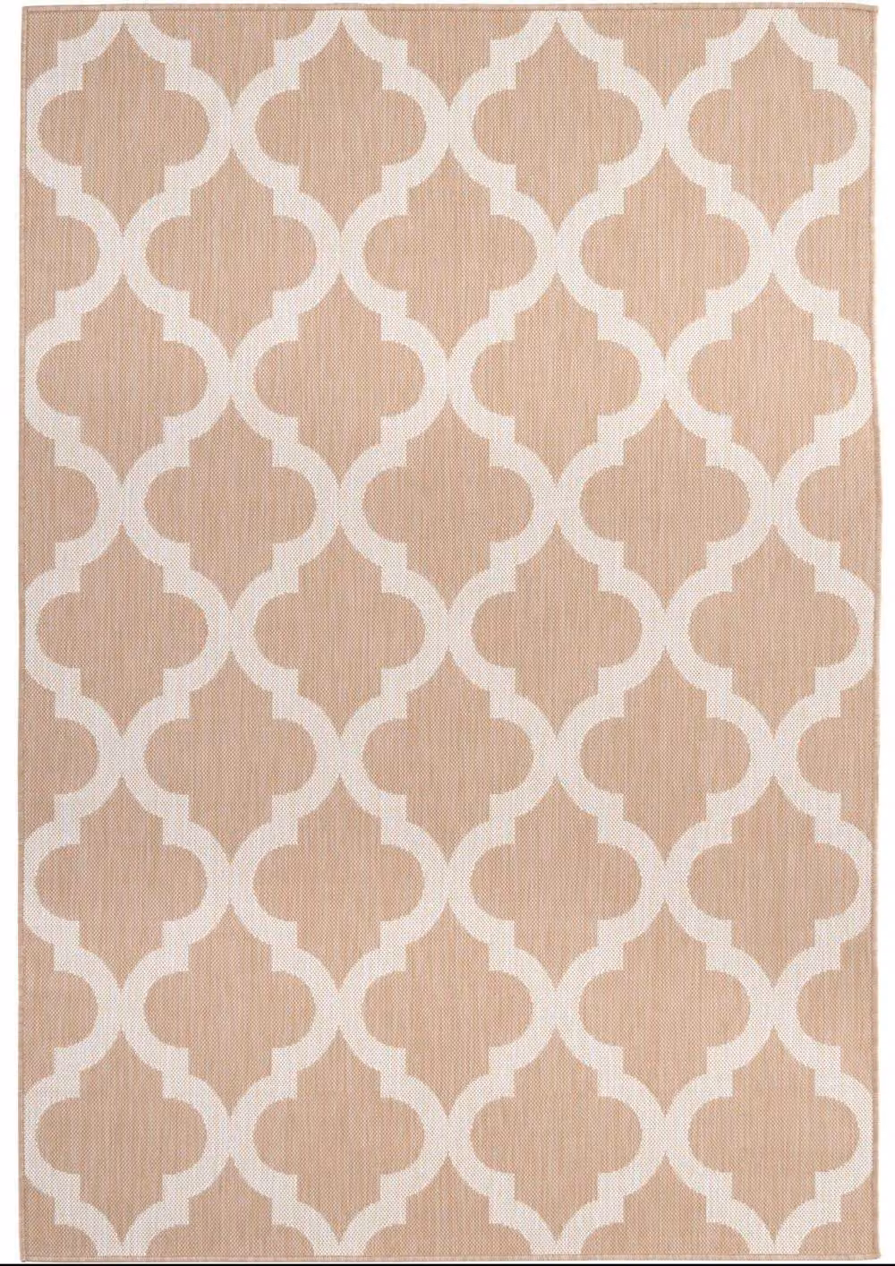 THE RUGS Moroccan Trellis Geometric Rug in Beige, W: 200 cm, D: 290 cm – 2