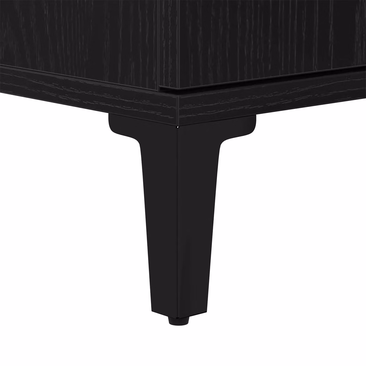 Berkfield Home Modern Black Oak Bathroom Cabinet with Internal Shelves and Hinged Doors, W/D/H: 30 x 30 x 100 cm – 3