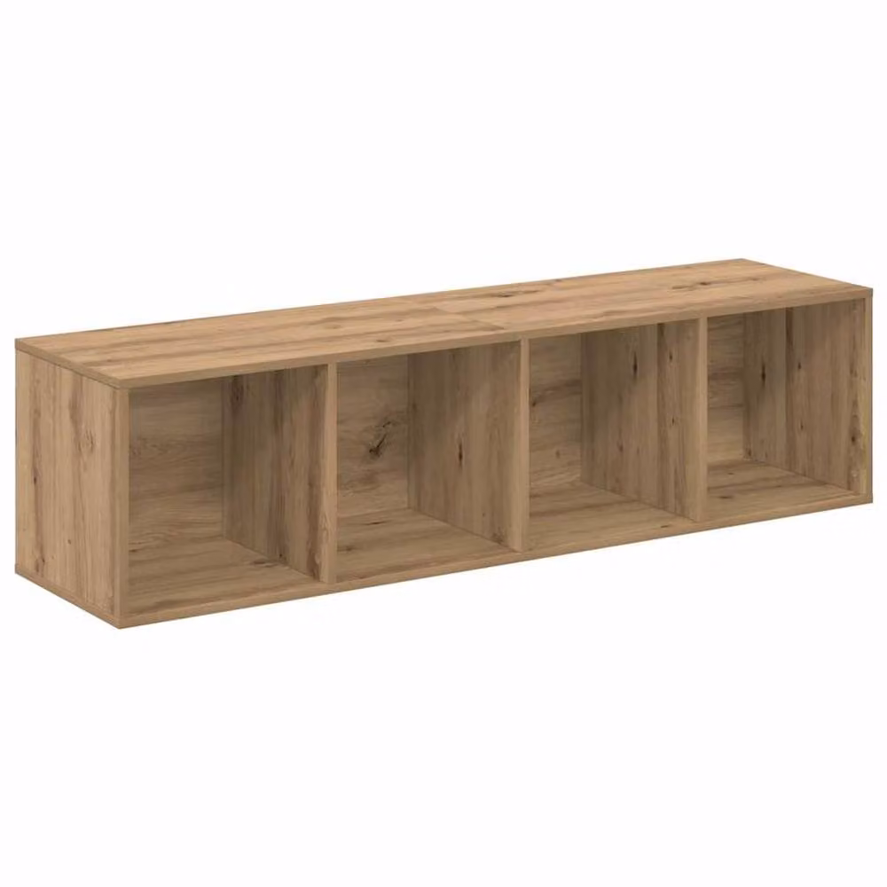 Berkfield Home Modern Artisan Oak 2 Piece Set in Brown, W/D/H: 37 x 37 x 142.5 cm – 4