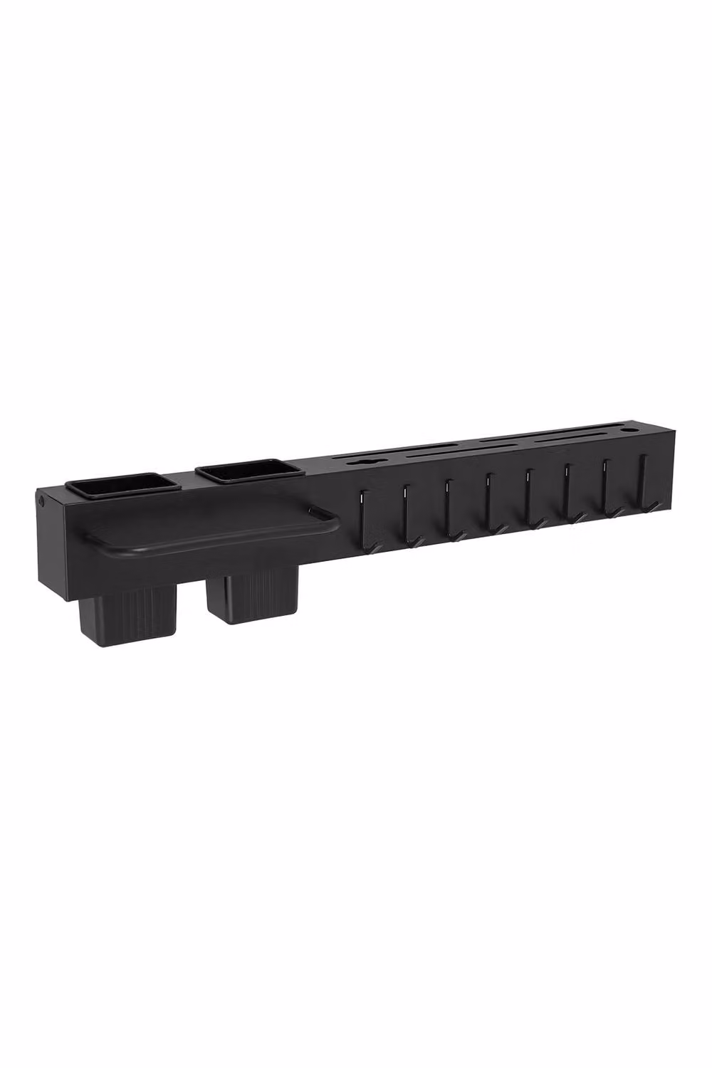 Garden Sanctuary Wall-Mounted Multi-functional Kitchen Utensil Storage Rack in Black – 2