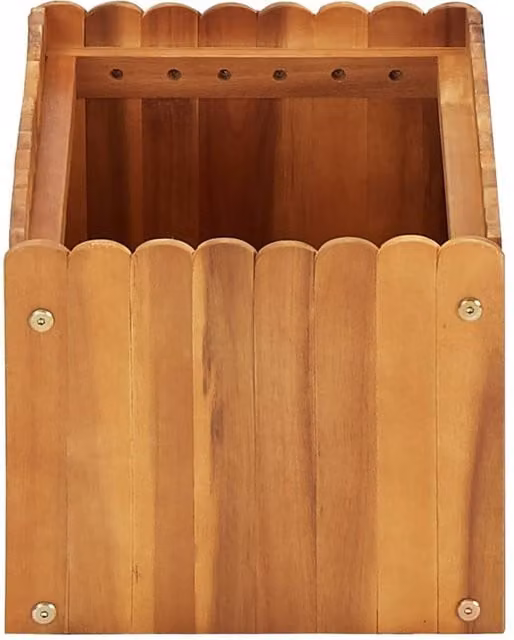 Berkfield Home Garden Raised Bed in Brown Solid Acacia Wood W/D/H: 50 x 30 x 25 cm – 1