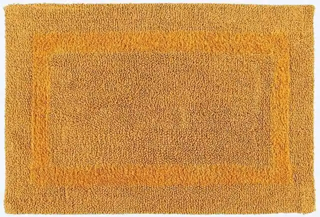 Homescapes Luxury Cotton Bath Mat, Yellow, W: 50 cm, D: 80 cm – 1