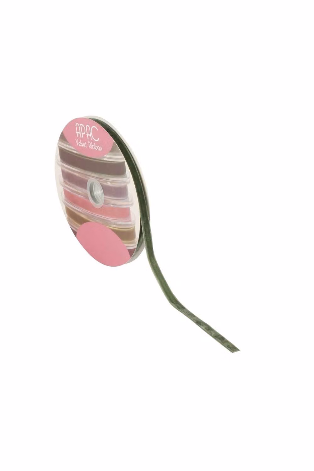 KDMD Dusky Green Velvet Ribbon, 2 Pack – 3