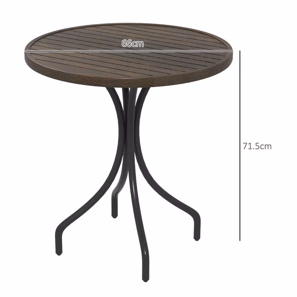 EONLION Brown Modern Garden Table – 2