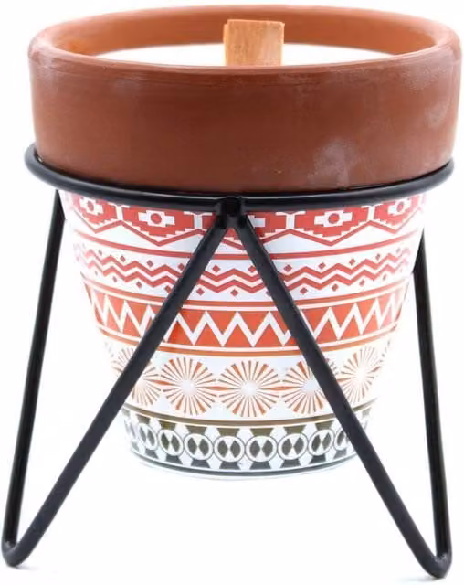 KDMD Agnes & Cat Herb Garden Mint Fresh Soy Candle in Terracotta Pot – 1