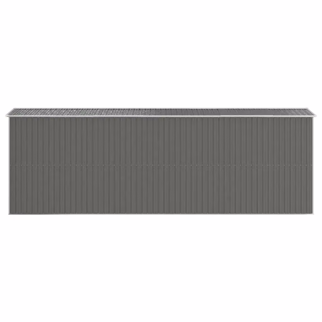 Berkfield Home Garden Shed in Light Grey, Galvanised Steel, W/D/H: 192 x 606 x 223 cm – 4