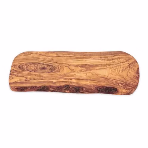 Verano Spanish Ceramics Natural Grained Olive Wood Rectangular Chopping Board, Brown, W: 22-25 cm, L: 50 cm – 2