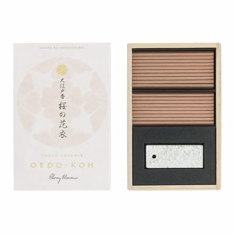 Nippon Kodo OEDO-KOH Cherry Blossom Floral Incense Sticks in Pink