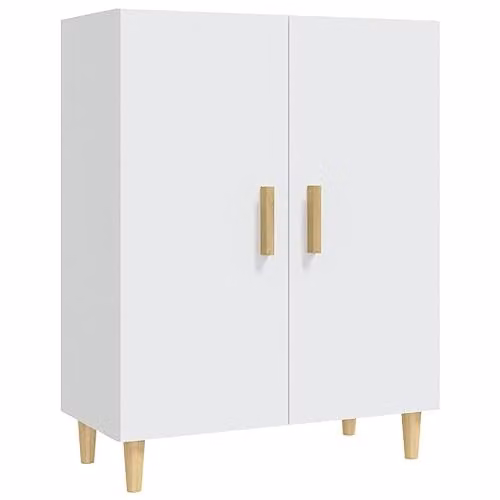 vidaXL White Matt MDF Sideboard, W/D/H: 70 x 34 x 90 cm