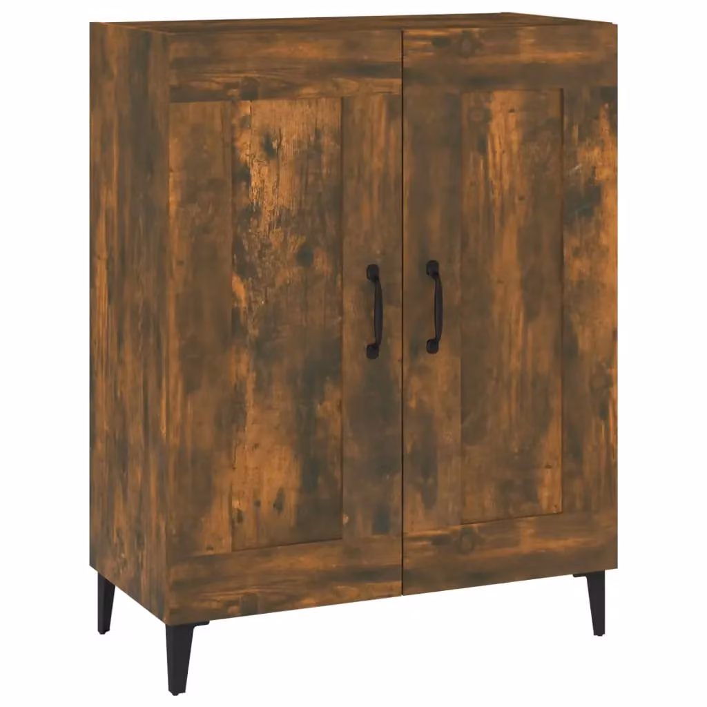 Berkfield Home Smoked Oak Sideboard in Brown, W/D/H: 69.5 x 34 x 90 cm – 2