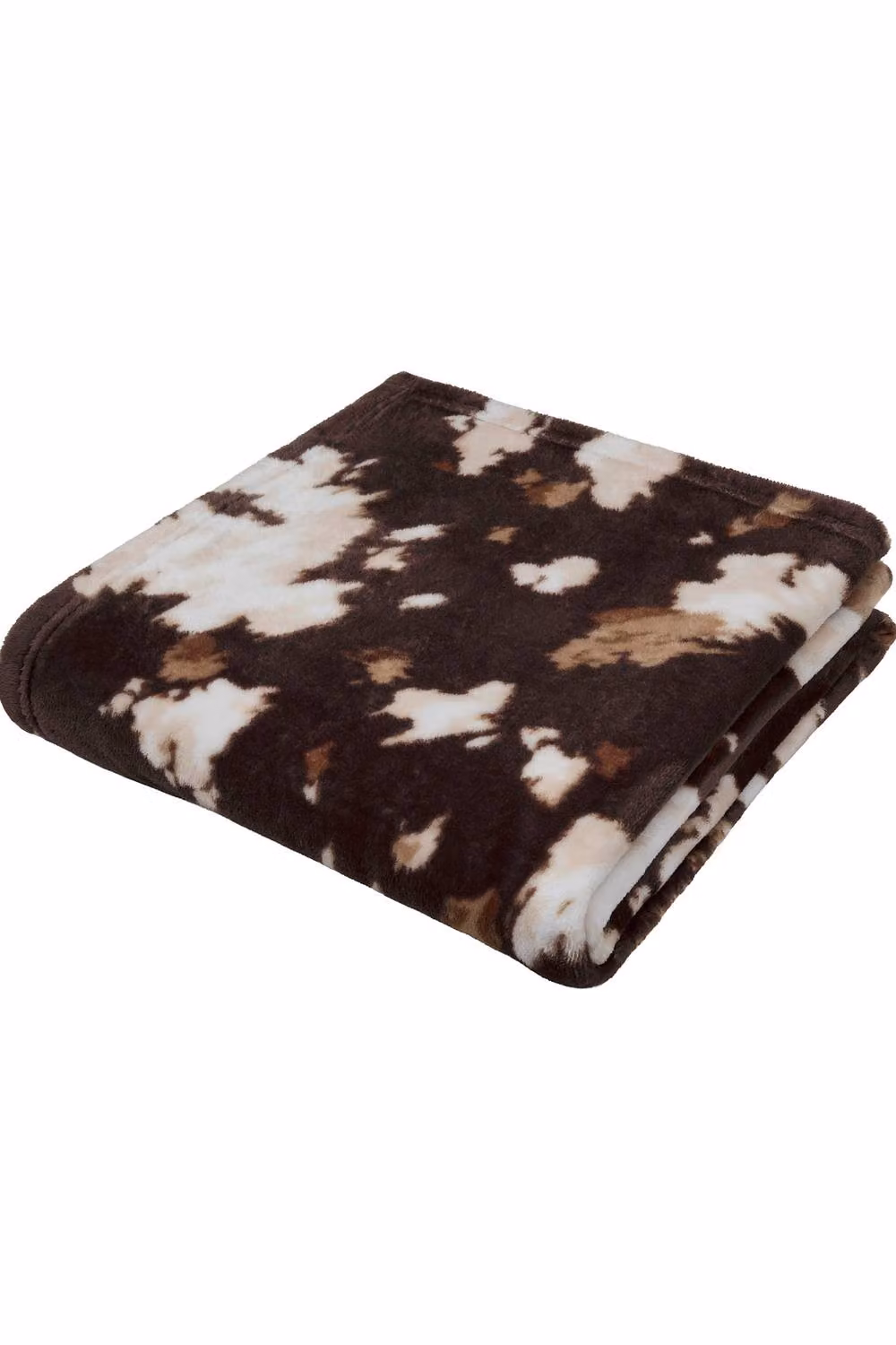 Fusion Cow Print Super Soft Fleece Throw in Brown, W/D: 120 x 150 cm – 3
