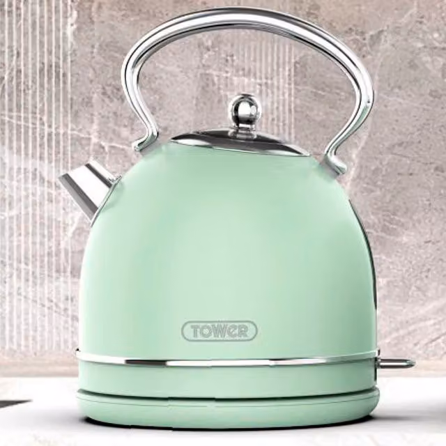 Tower Heritage 3KW 1.7L Dome Kettle in Green