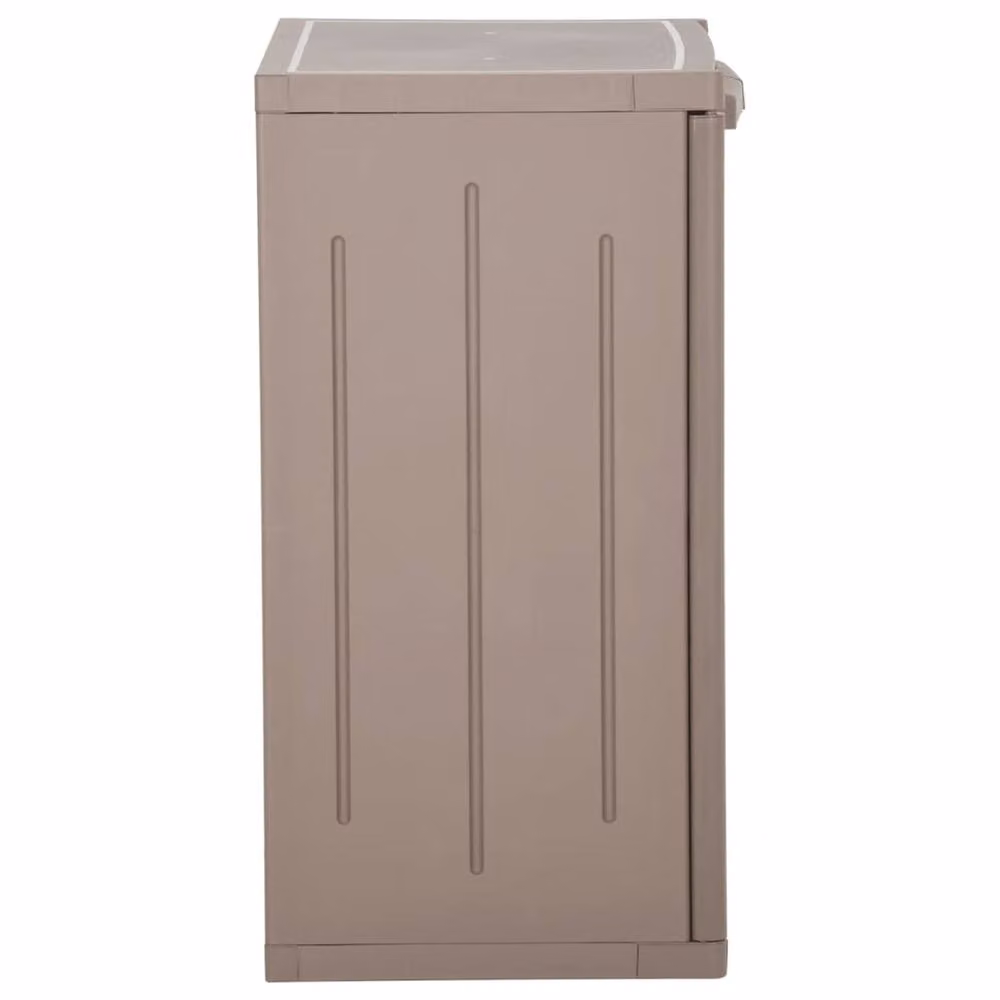 Berkfield Home Garden Storage Cabinet in Brown with Wood Look Finish, W/D/H: 65 x 45 x 88 cm – 2