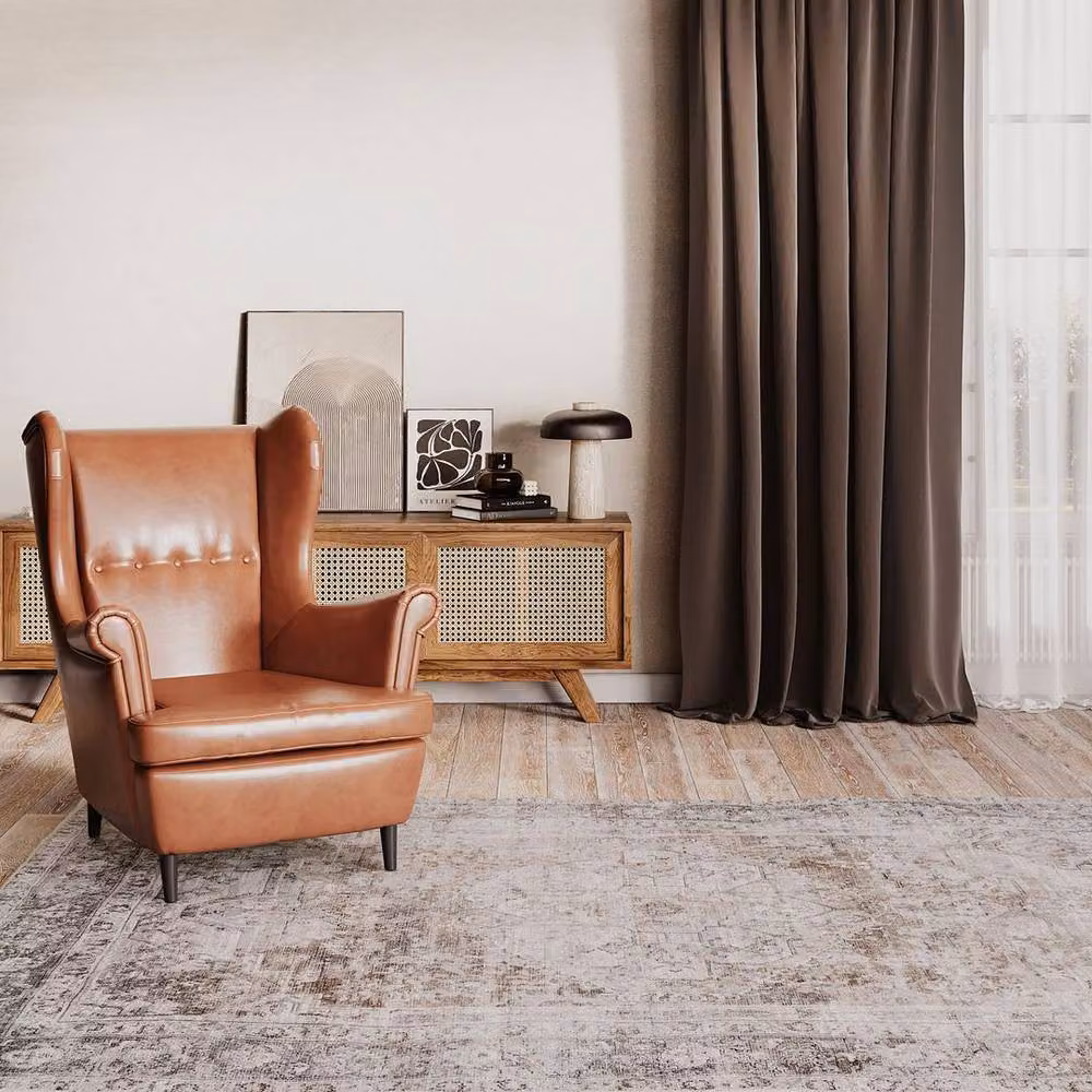 Kukoon Grey Distressed Soft Pile Area Rug for Living Room or Bedroom, W: 240 cm, D: 330 cm – 3