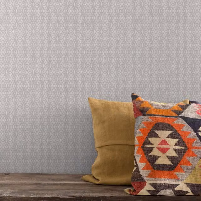 Grandeco Myriad Kazue Grey Abstract Geometric Boho Wallpaper Roll