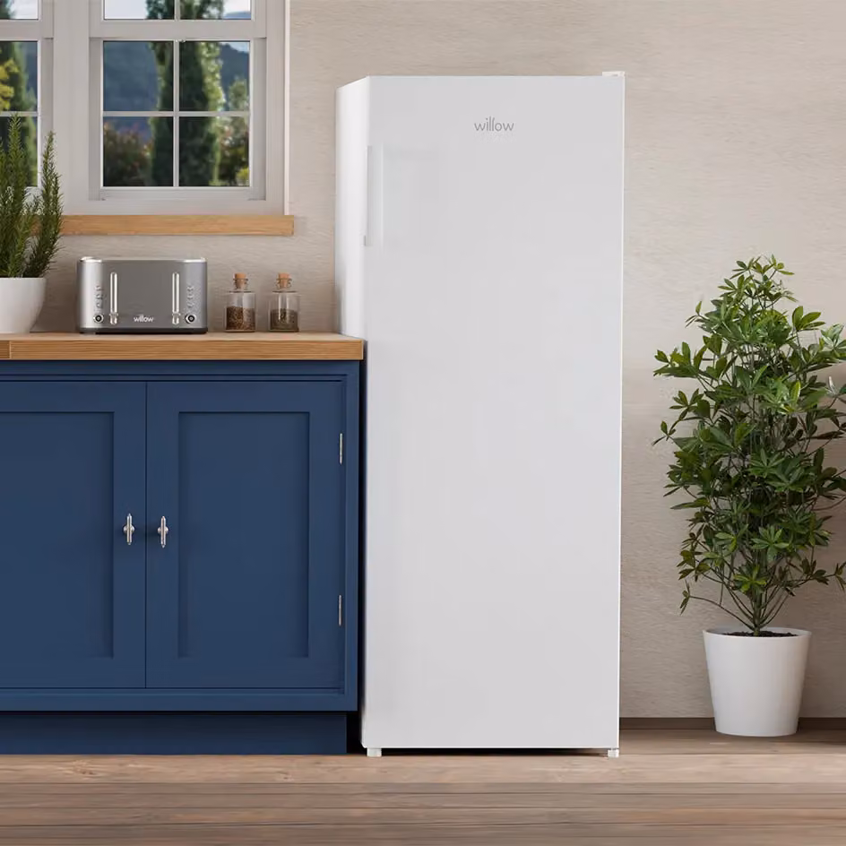 Willow WTF166W 166L Total No Frost Freestanding Upright Tall Freezer in White – 2
